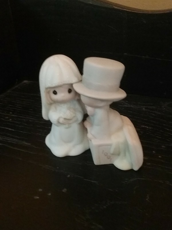 Precious Moments Ornament. "Our First Christmas Together Dated 1991".  # 522945