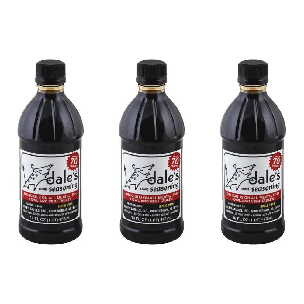 (4 pack) Dale's Seasoning, Steak Seasoning, 16 fl. oz. Bottle, Liquid  Marinade