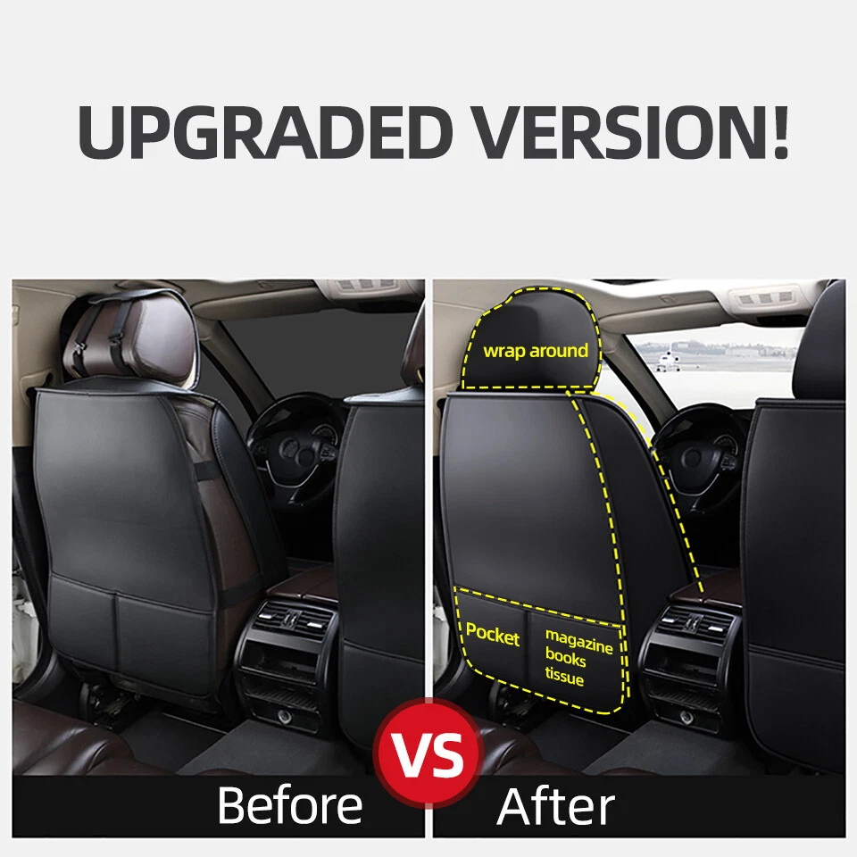 PU Leather Seat Covers Full Set Front Rear Cushion Accessorie For MG ZA ZS ZT ZR - image 4 of 4