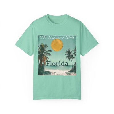 Florida Sunshine Retail Quality Garment-Dyed T-shirt (Unisex)