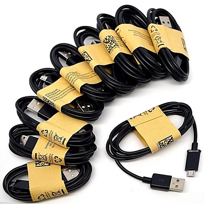 Lot 10x Micro USB data sync cable cord for Android Cell Phones universal