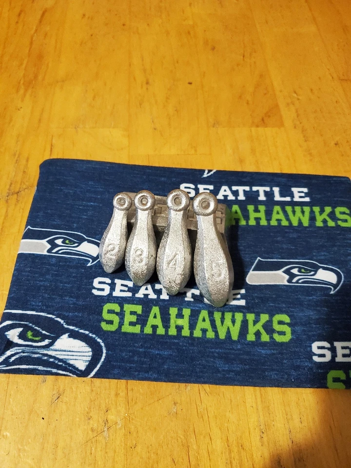 Bank Sinkers 2 унции, 3 унции, 4 унции и 5 унций 10 свинцовых рыболовных весов  - Изображение 2 из 3