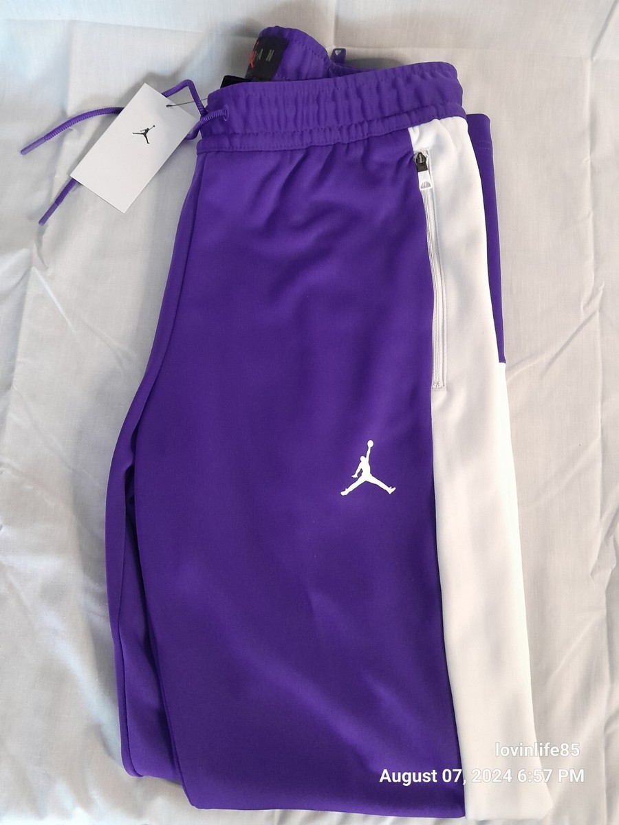 NWT Nike Air Jordan Team Woven Track Pants womens XS purple