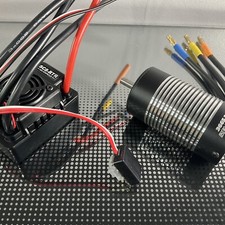 WP-SC8 120A 1/10 Brushless ESC 3665 3800KV Motor Combo For RC Car Truck SCT 5MM