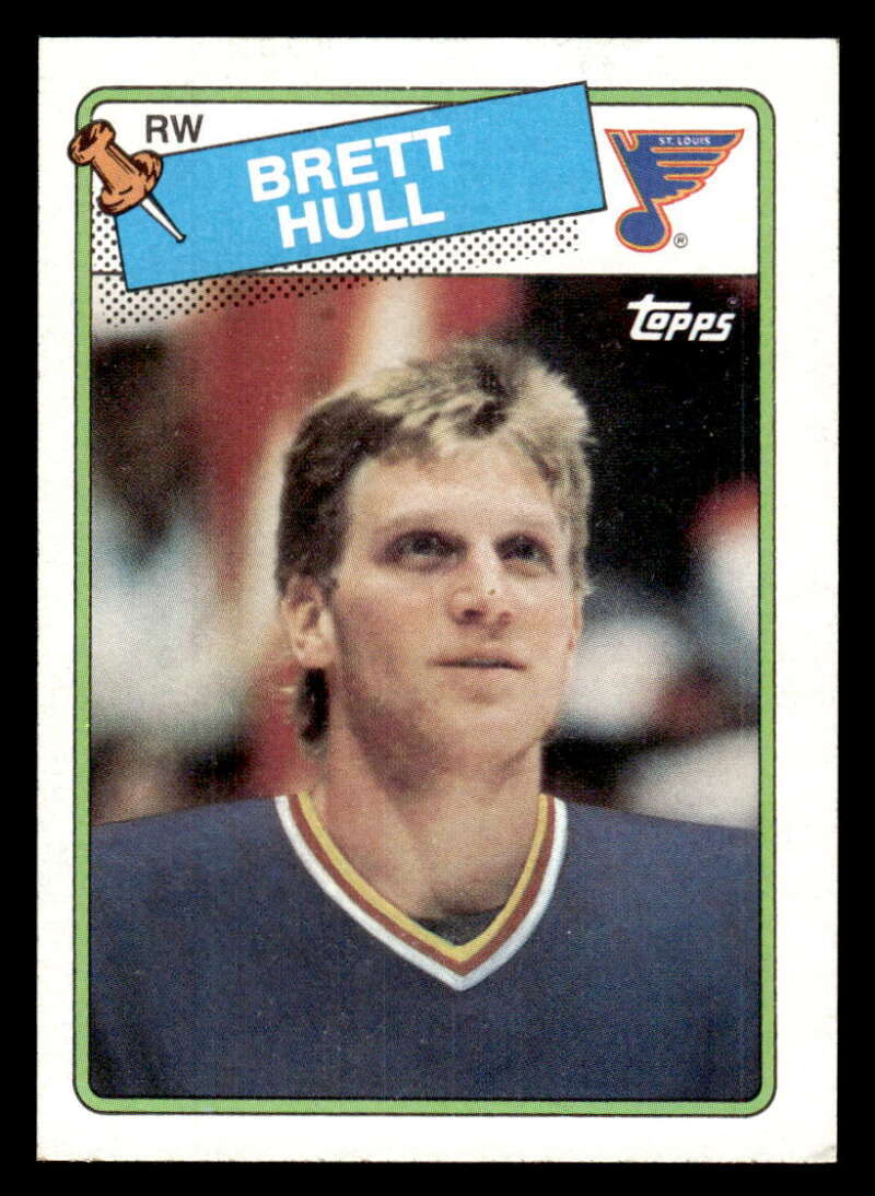 1988 Topps Brett Hull Rookie St. Louis Blues #66 EX-MT XX1465