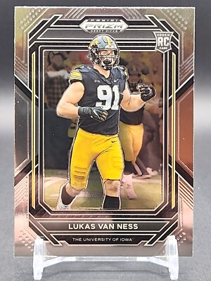 Lukas Van Ness - 2023 Prizm Draft - Base Set #181 - Rookie RC - Iowa Hawkeyes