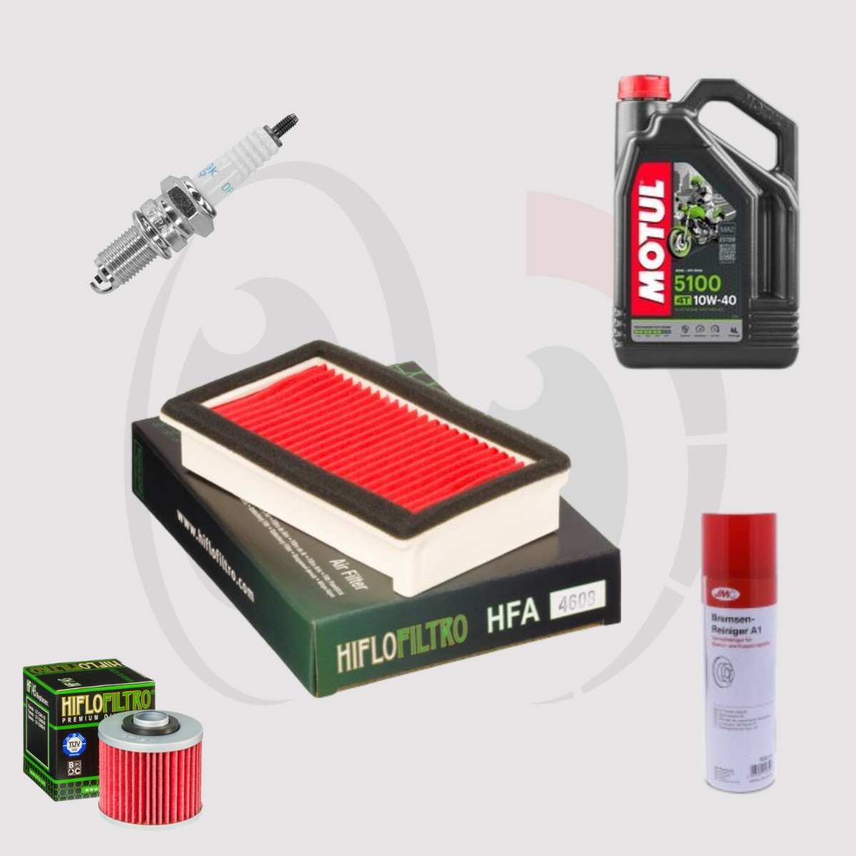 Kit vidange YAMAHA XT 600 avec huile Motul 5100 10w40 4L pour modèles 1990 à 1995