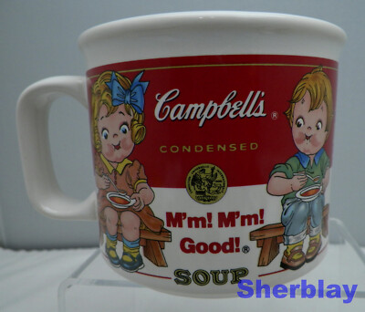 Vintage 1997 Campbells Soup Mug Cup Bowl Westwood 14oz M'm! M'm! Good