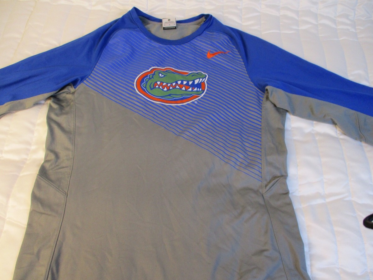 Nike Dri Fit Shirt University Of Florida Mens Medium Blue Gray