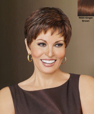 Raquel Welch Winner Short Pixie Wig R830 Ginger Brown Color by Hairuwear