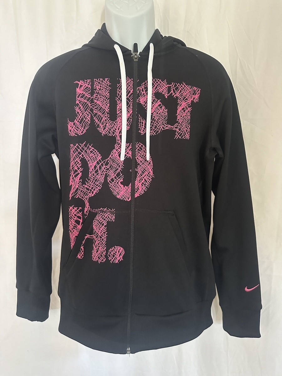 pink nike just do it hoodie