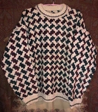VTG 100% Wool Knit Pullover Crewneck Sweater  *BUNDLE & SAVE* $1 SHIPS MORE