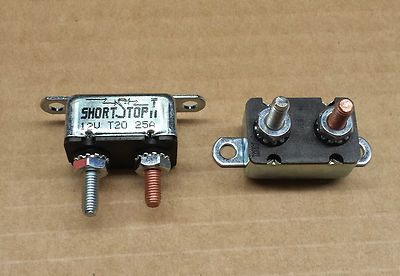 Short Stop Circuit Breaker 25A Metal in Line Brket Type-1 12V (BP/CBC
