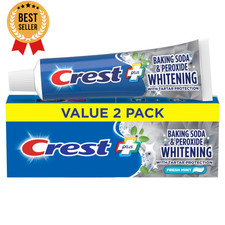 Cavity Tartar Protection Toothpaste Whitening Baking Soda Peroxide 2-Pack