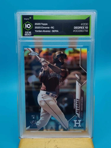 Yordan Alvarez [Sepia Refractor] #200 (2020 Topps Chrome) Gem Mint 10