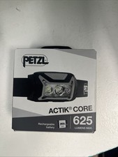 Petzl Actik Core 625 Lumens Max Rechargeable Headlamp Black Brand New