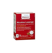 Walgreens Nicotine Lozenge Cinnamon Flavor 2mg 72 72 Count Pack of 1 