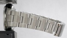 2001 Rolex Oyster Perpetual Date SILVER 34mm Oyster Stainless NO-HOLES 15200 10