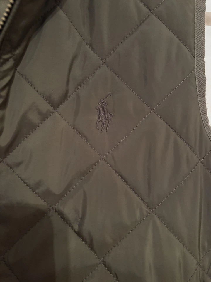 Женский стеганый жилет Olive Polo By Ralph Lauren средний на молнии зимний слой - Изображение 3 из 4