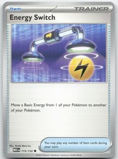 Energy Switch 115/132 Common Mega Evolution Pokemon Near Mint