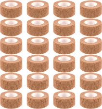 24 Pack Self Adherent Cohesive Wrap Bandages 1 Inches X 5 Yards,First Aid Tape, 
