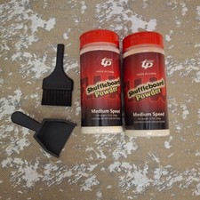 TP Torpsports Shuffleboard Powder Medium Speed 12 oz Bottle 2-Pack 350g Sand