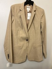 Club Monaco Gia Single Breasted Blazer In Tan : Size 10