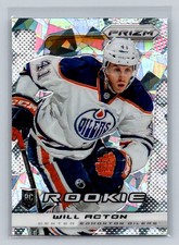2013-14 Panini Prizm Expo Cracked Ice #349 Will Acton Edmonton Oilers
