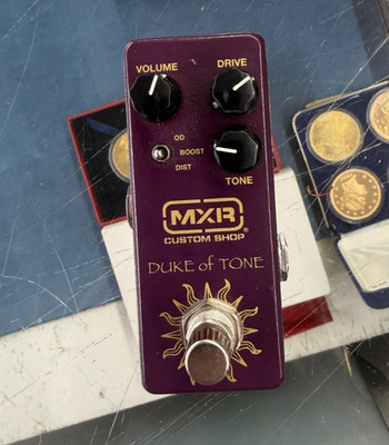 Used MXR CSP039 Duke of Tone Analog Man Overdrive Guitar Effects Pedal