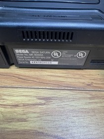 SEGA Saturn MK-80000 Black Home Video Game Console Includes Power Cord
