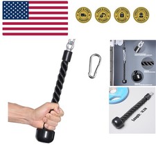 Tricep Rope 27  36 inches 2 Colors Fitness Attachment Cable Machine Pulldown...