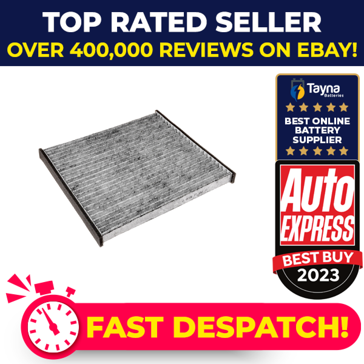 Pollen / Cabin Filter fits TOYOTA LAND CRUISER UZJ200 4.7 2008 on 2UZ-FE Quality