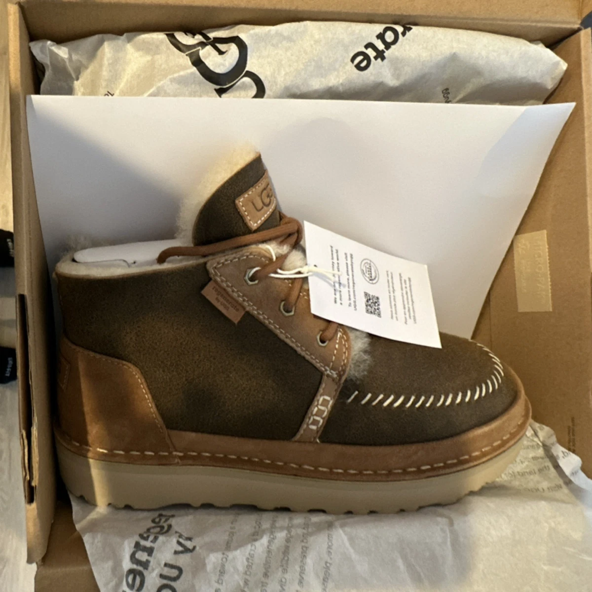 Men\'s Brown Suede UGG Boots. Size 8. No box. Lightly used. UGG Solid Men main image 4