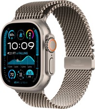 Apple Watch Ultra 2 49mm Natural Titanium - Natural Titanium Milanese Loop