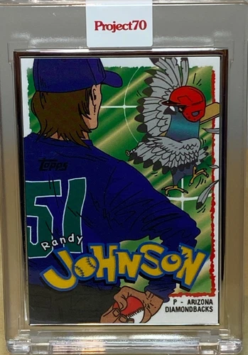 RANDY JOHNSON x ERMSY * ARTIST PROOF A/P /51 * 2021 TOPPS PROJECT 70 CARD #299