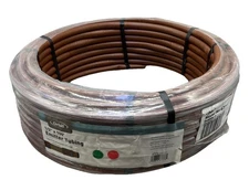 Orbit Compensating Drip Emitter Tubing Brown 1/2" x 100' 1 GPH Pressure. {B8}.