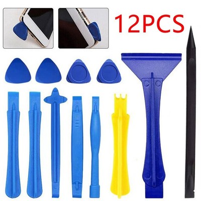 12X Laptop Repair Tools for PC Computer Phone Opening Spudger Metal Pry Tool Kit