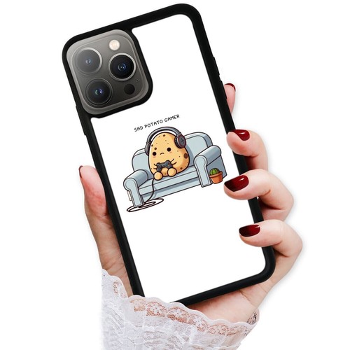 Sad Potato Cartoon For iPhone SE XS XR Max 5 6 7 8 Plus Anti scratch Cover - Picture 7 of 25