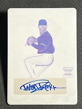 2023 Leaf Trinity MAGENTA PRINT PLATE ROOKIE AUTO Walbert Urena   1/1