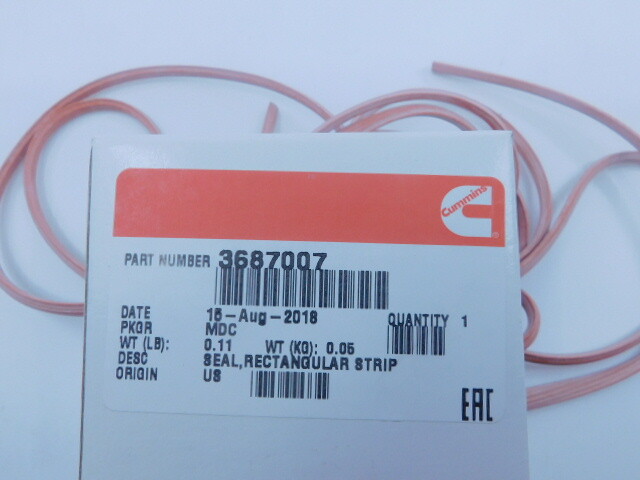 Genuine Cummins Seal Rectangular Strip For Sale Online Ebay