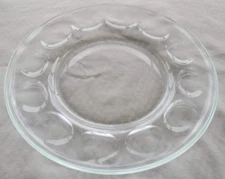 Vintage clear glass Deviled egg platter plate 11 Inches