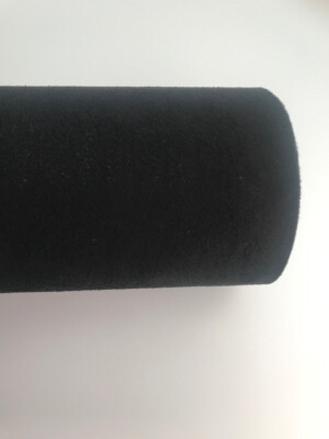 Vinyle Adhésif Imitation Alcantara Noir, 0,5 X 2 Mètres, Pour Customisation