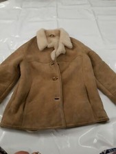 Lakeland Ladies Sheepkin Jacket. Short. Pale Beige. Used. Size 38