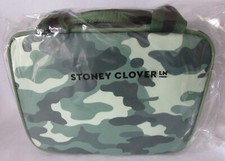 Stoney Clover Lane Camo Insulated Zip Lunch Tote Bag Nylon Green Camouflage New