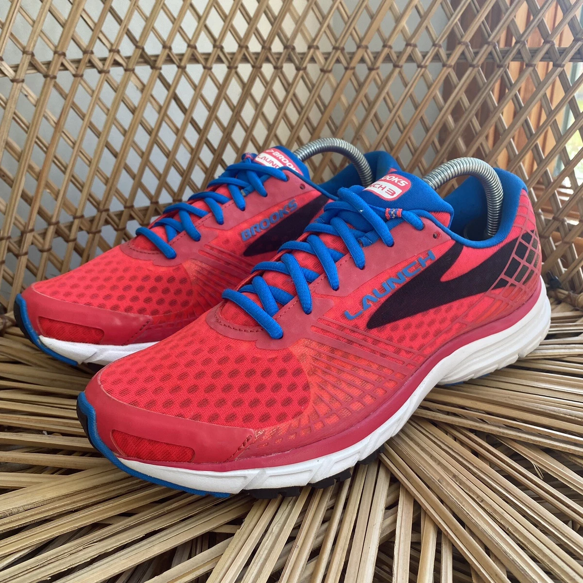 Brooks Launch 3 Pink Blue Running Athletic Shoes Sneakers Women s