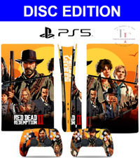 PS5 Themed Decal Sticker Skin for PS5 Slim DISC EDITION Wrap Vinyl  Controller