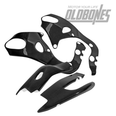 For HONDA CBR1000RR 2008-2016 Carbon Fiber Frame Swingarm Cover Protectors Guard