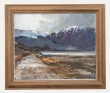 Ronald Ronaldson (1919-2015) - Zeitgenössisches Öl, Schneebedeckte Berge