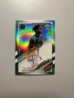 2021-22 Topps Chrome OTE Jean Montero Rookie Aqua & Red Auto RC SP /99