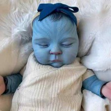 19in Avatar Reborn Dolls Lifelike Baby Real Peaches Handmade Full Body Toy Gift